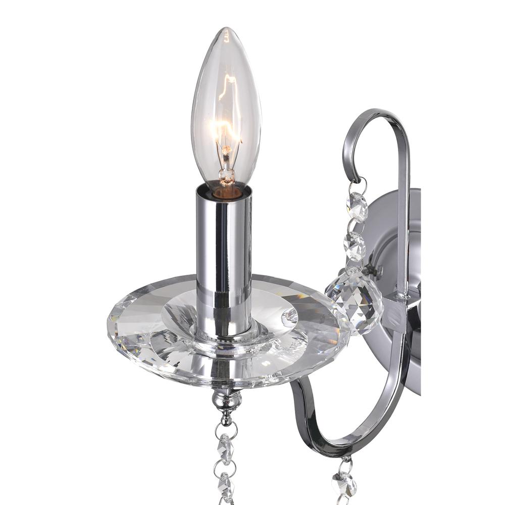Valentina 1 Light Wall Sconce With Chrome Finish. Picture 2