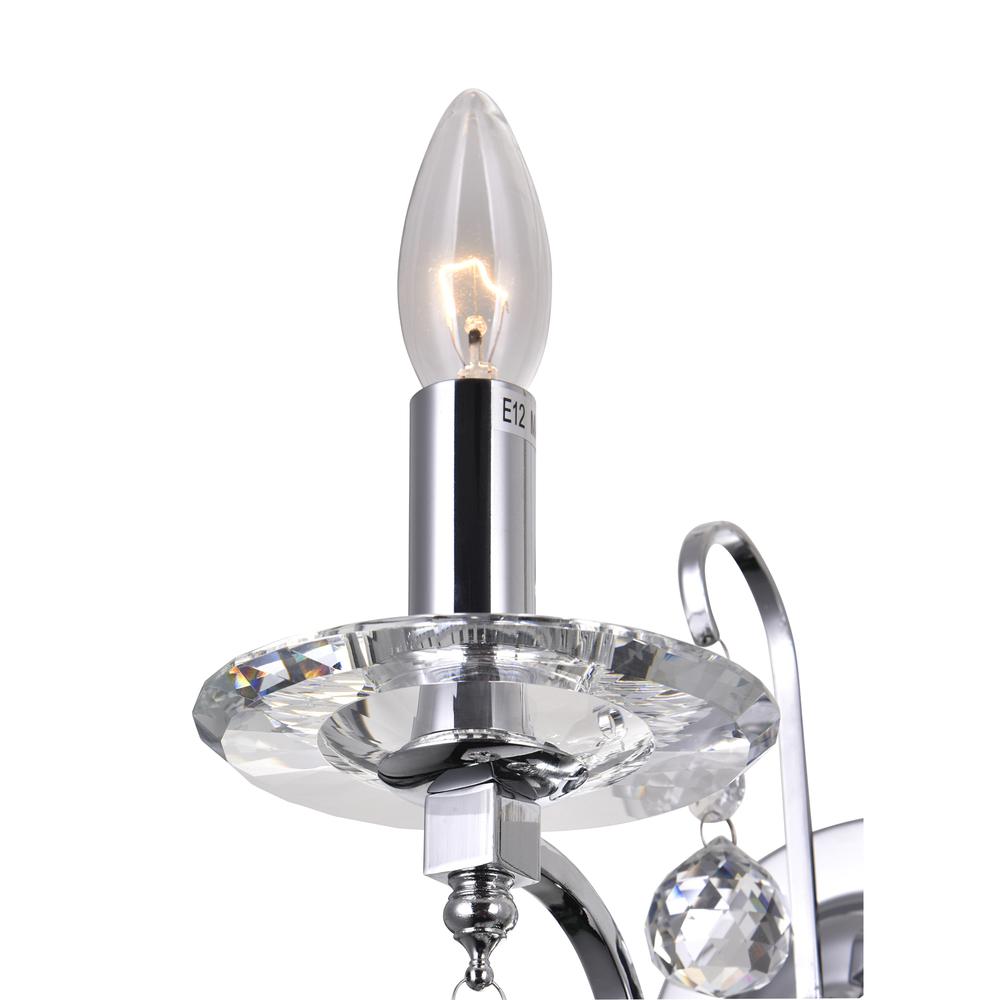 Valentina 1 Light Wall Sconce With Chrome Finish. Picture 3