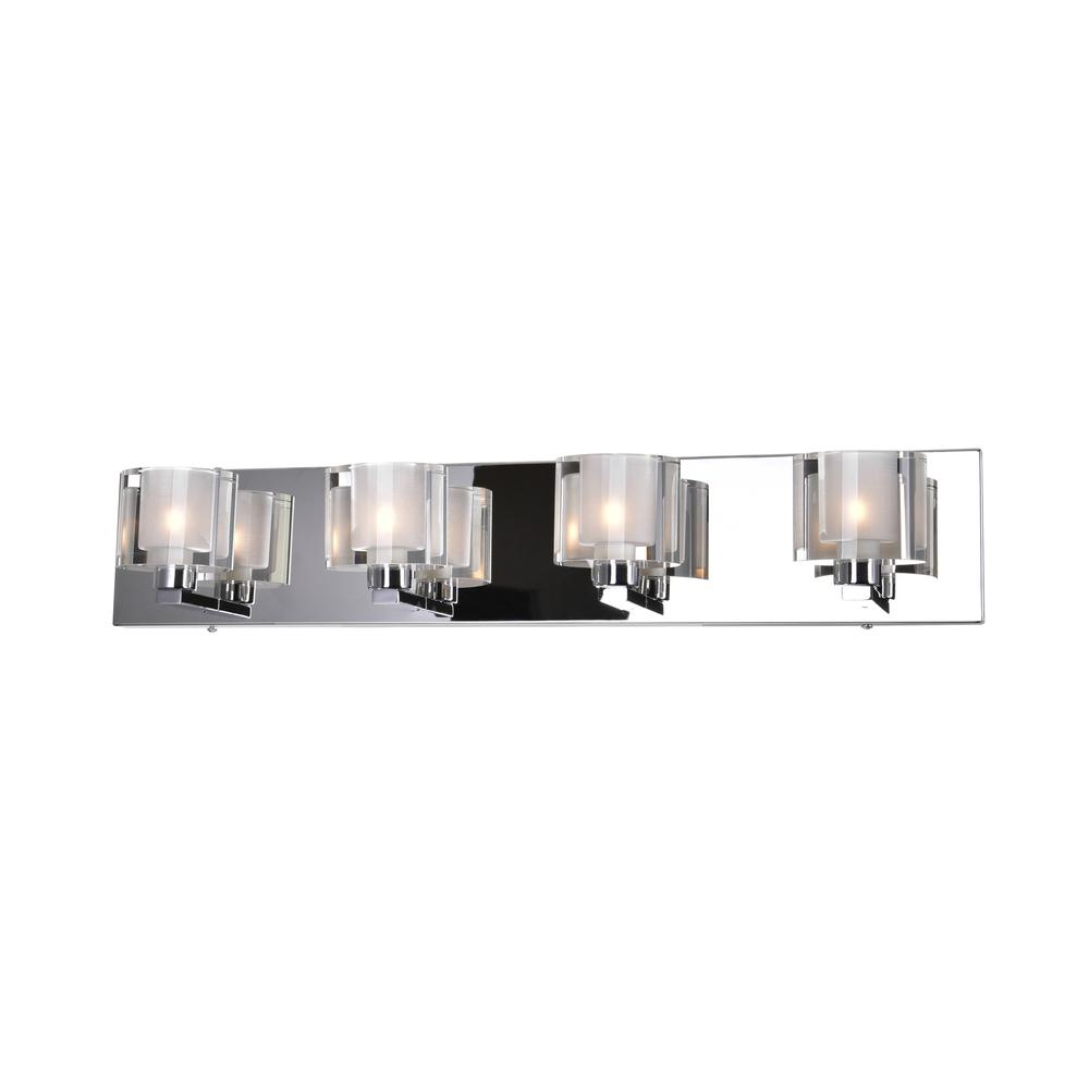 Tina 4 Light Wall Sconce With Chrome Finish. Picture 1