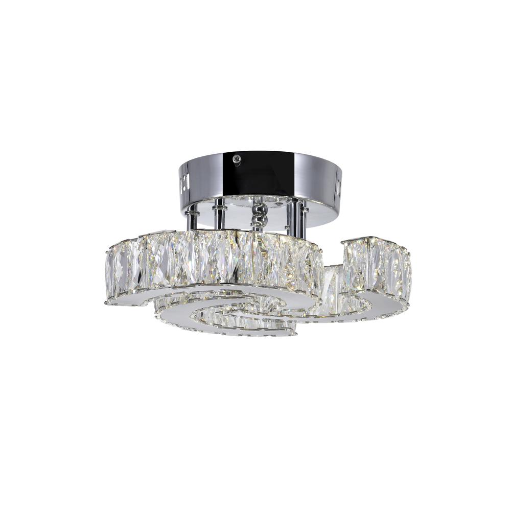 Vienna LED Flush Mount With Chrome Finish. Picture 3