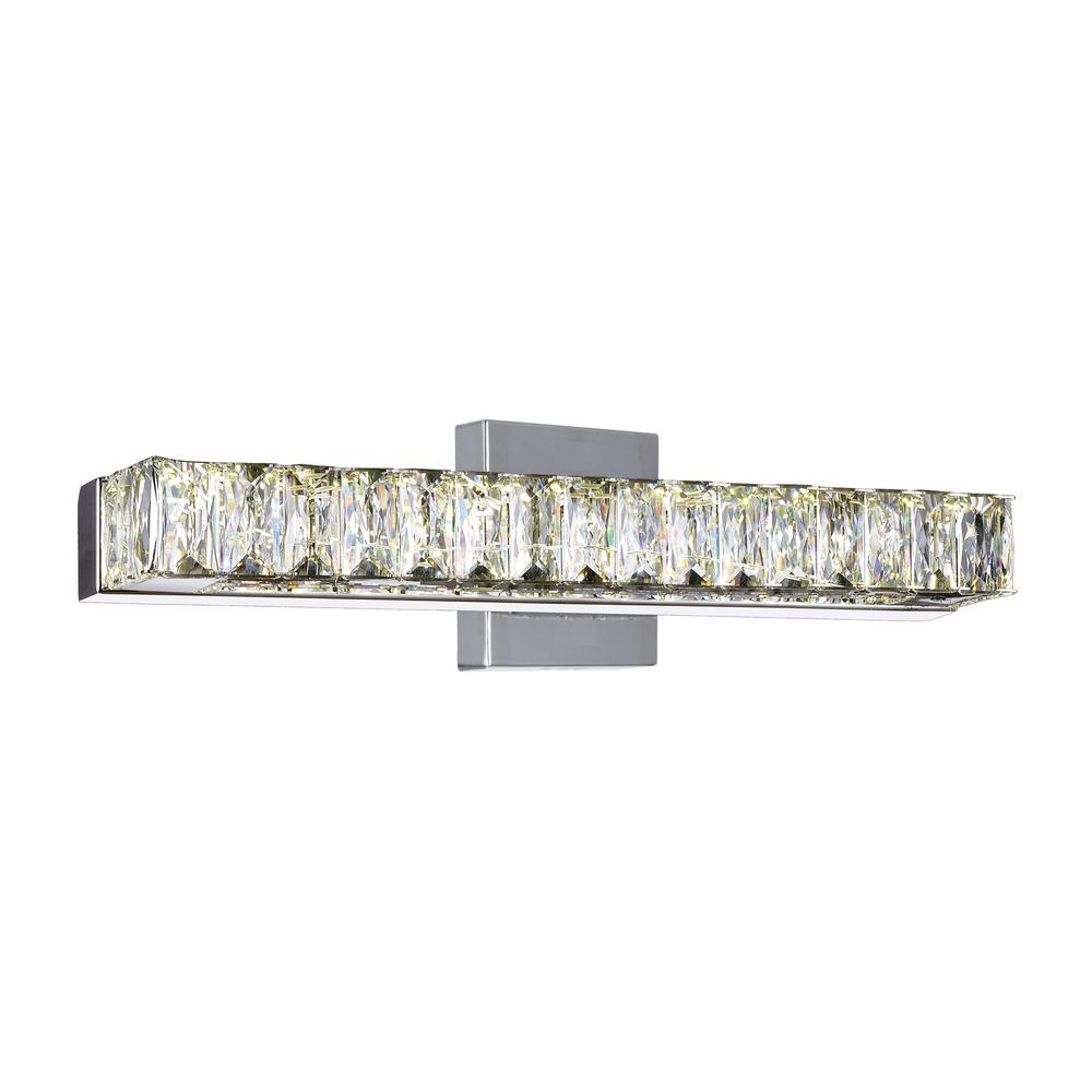 Milan LED Vanity Light With Chrome Finish. Picture 3
