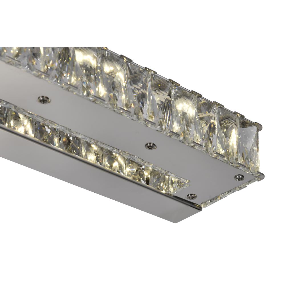 Milan LED Vanity Light With Chrome Finish. Picture 1