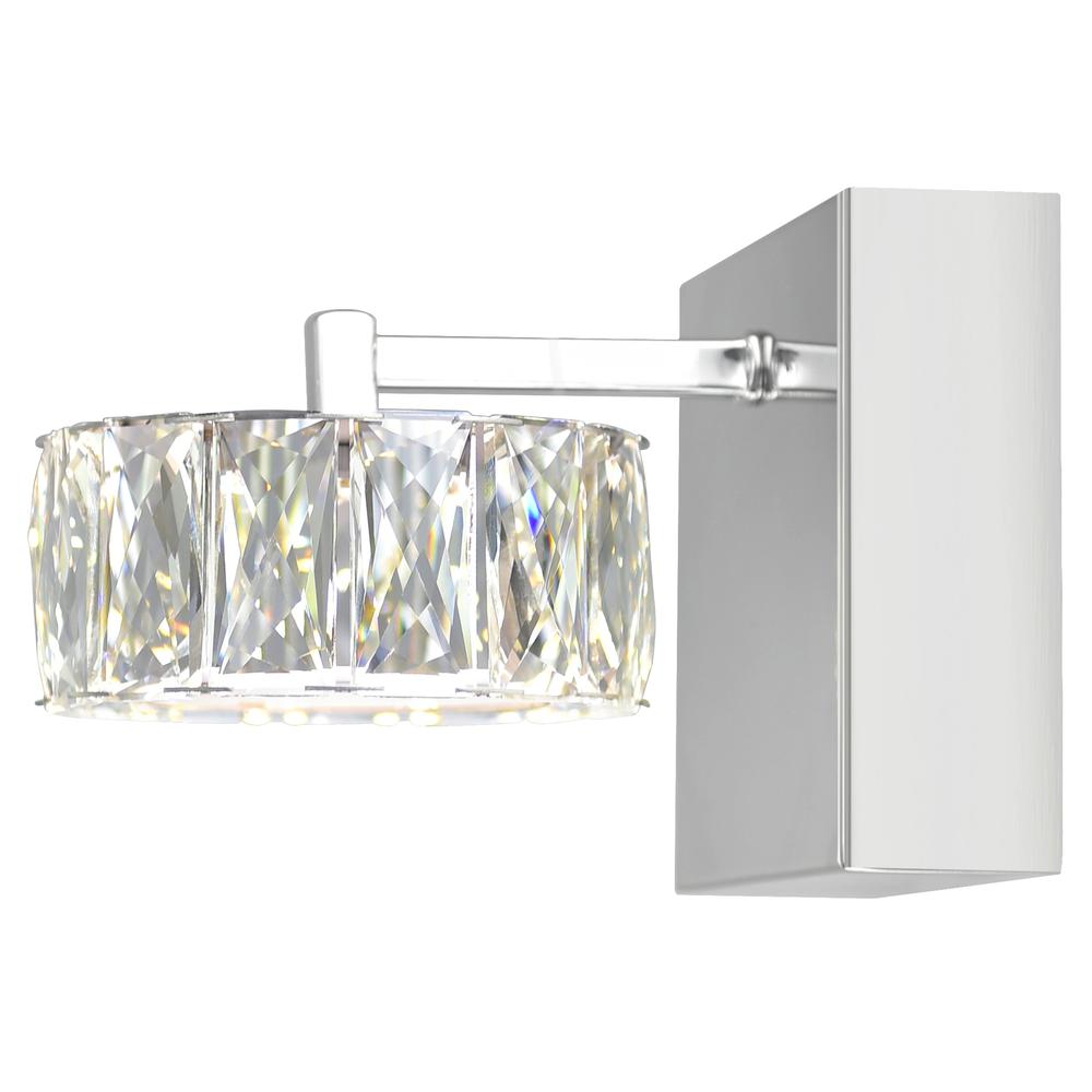 Milan LED Bathroom Sconce With Chrome Finish. Picture 1