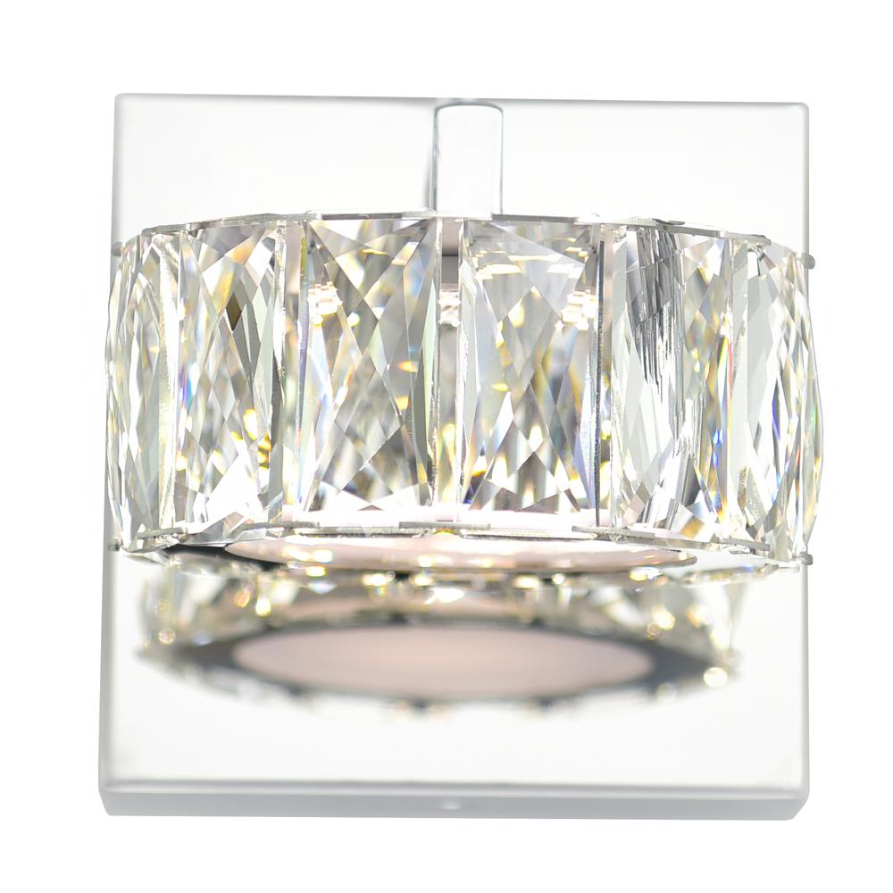 Milan LED Bathroom Sconce With Chrome Finish. Picture 3