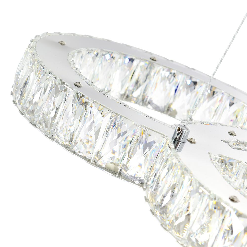 Milan LED Chandelier With Chrome Finish. Picture 5