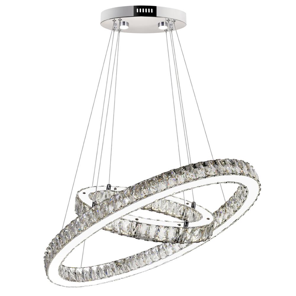 Florence LED Chandelier With Chrome Finish. Picture 3