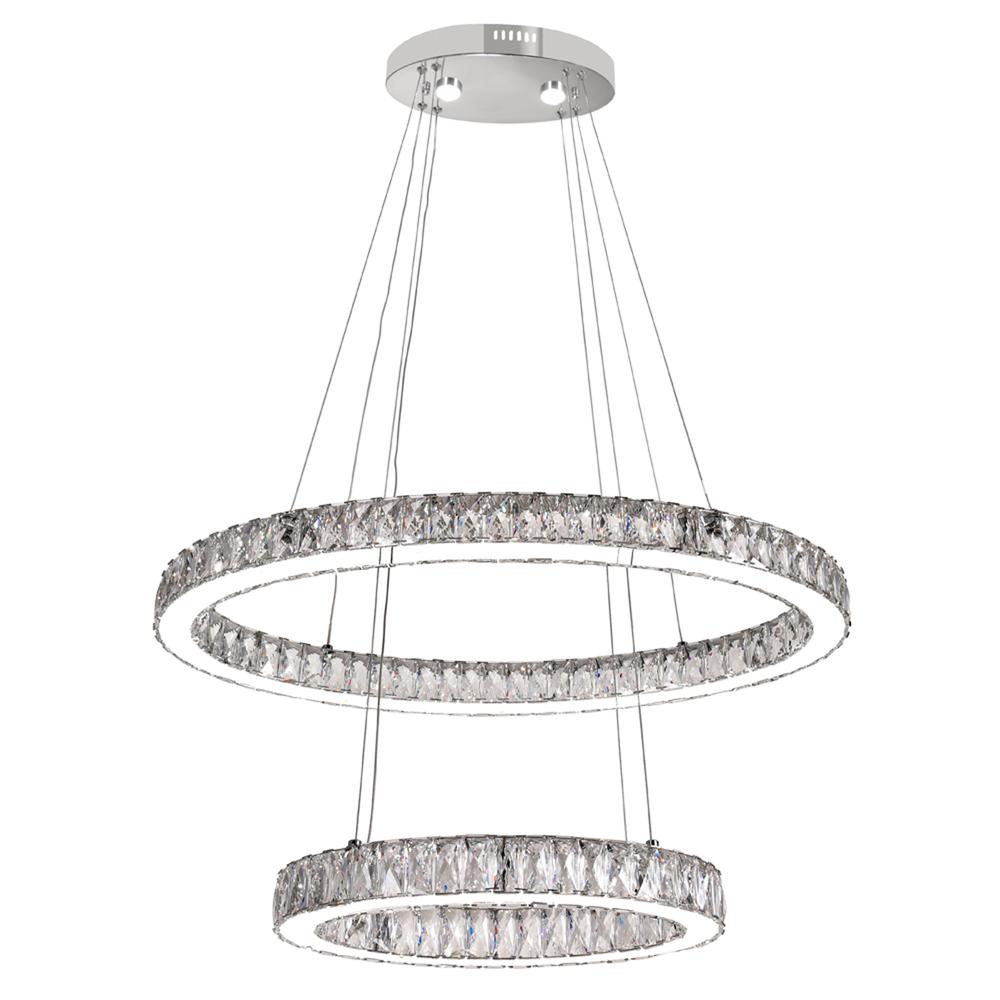 Florence LED Chandelier With Chrome Finish. Picture 1