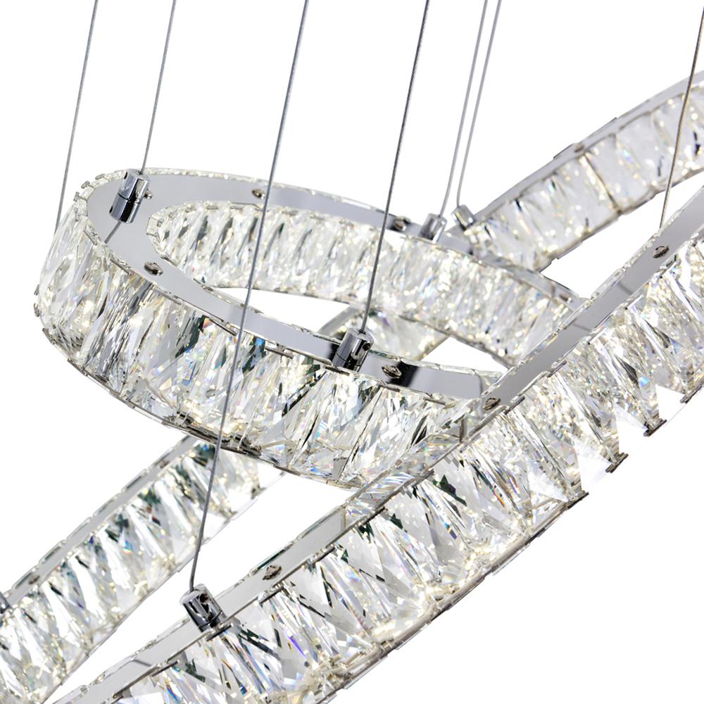 Florence LED Chandelier With Chrome Finish. Picture 2