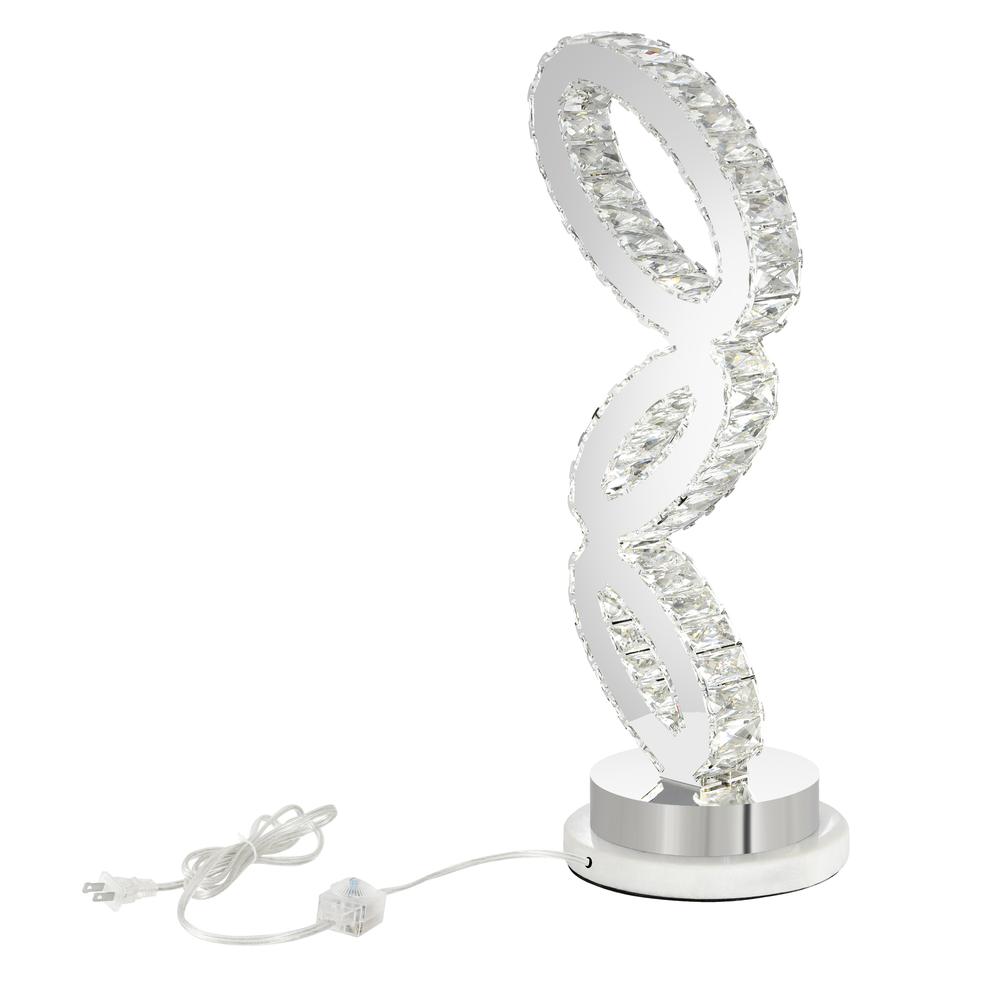 Balanced LED Table Lamp With Chrome Finish. Picture 8