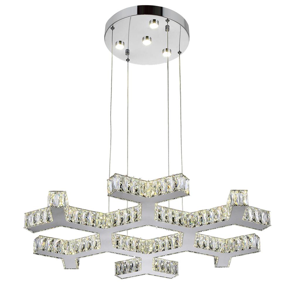 Arendelle LED Chandelier With Chrome Finish. Picture 1