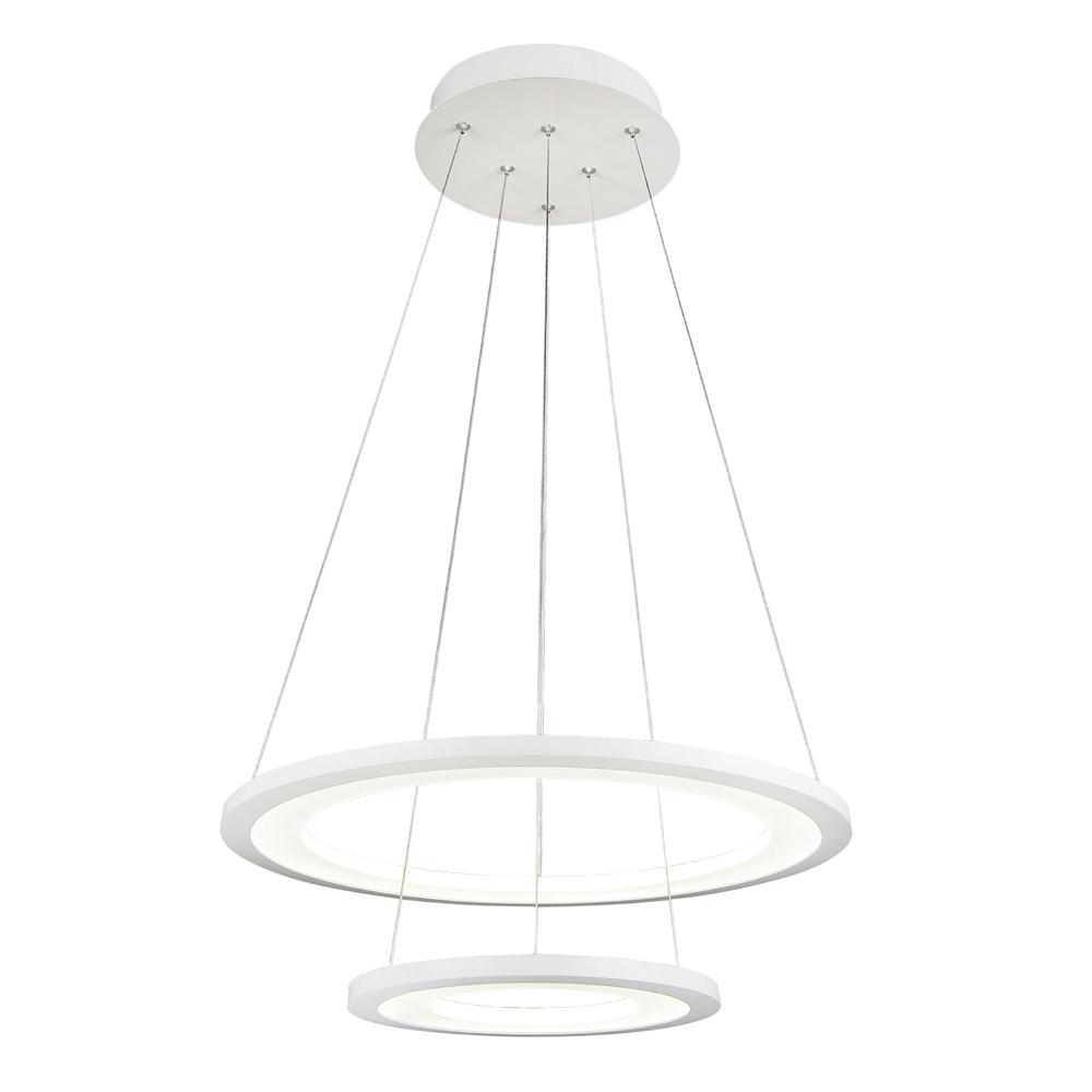 Alloha LED Chandelier With White Finish. Picture 1