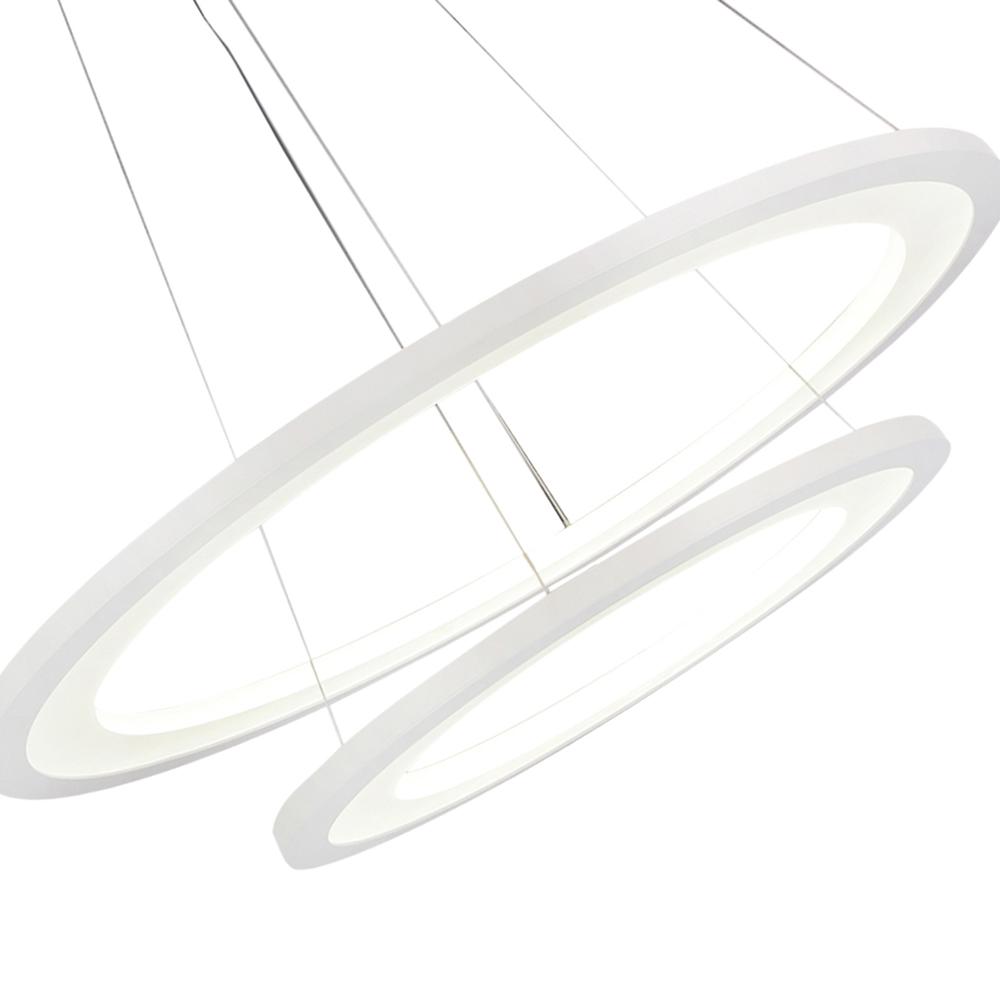 Alloha LED Chandelier With White Finish. Picture 3