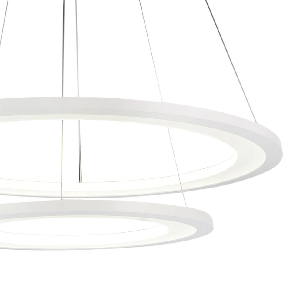Alloha LED Chandelier With White Finish. Picture 4