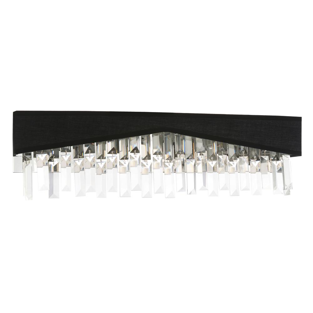 Havely 4 Light Wall Sconce With Chrome Finish. Picture 5