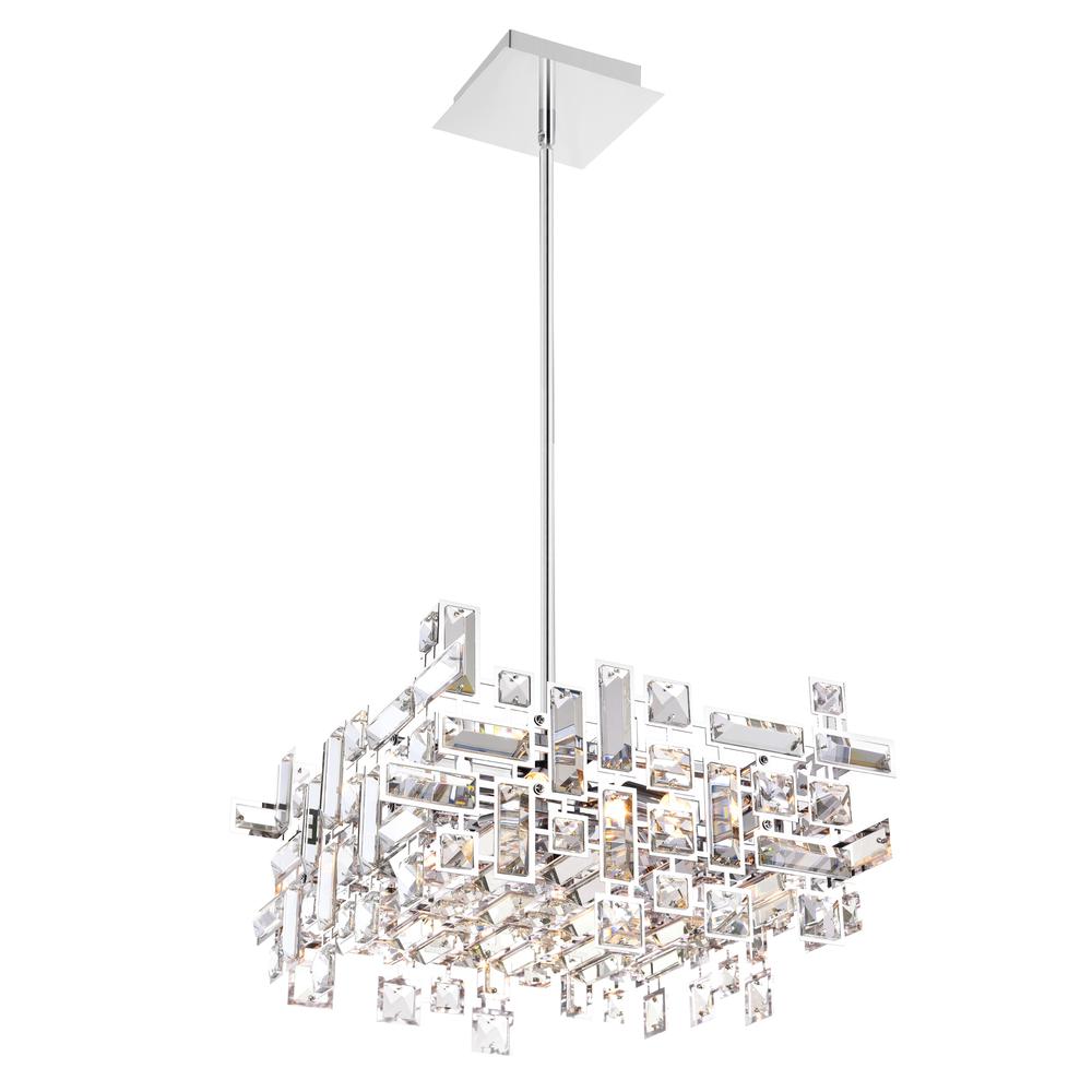 Arley 6 Light Chandelier With Chrome Finish. Picture 1