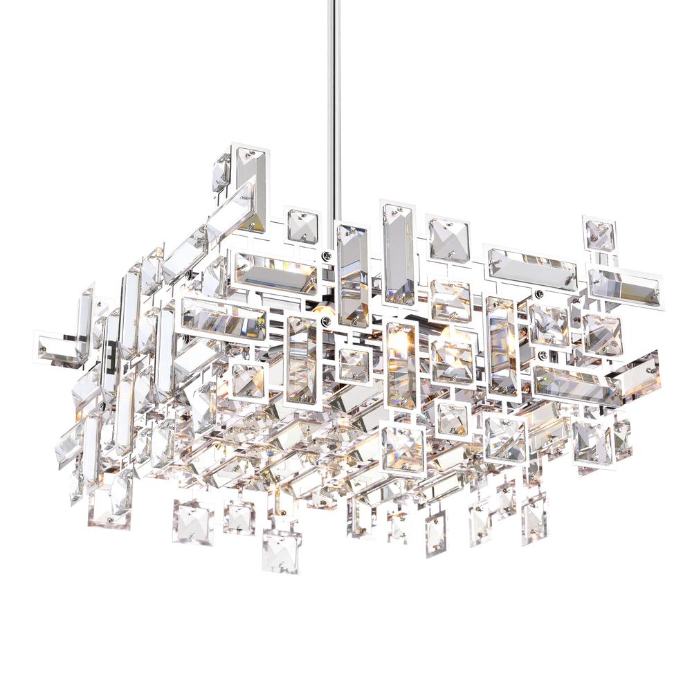 Arley 6 Light Chandelier With Chrome Finish. Picture 3