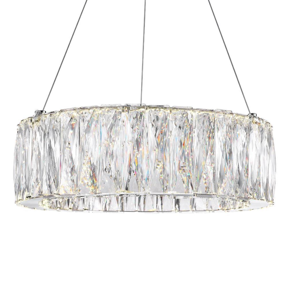 Juno LED Chandelier With Chrome Finish. Picture 4
