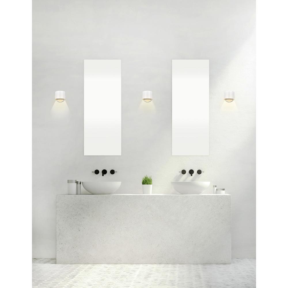 Lilliana LED Wall Sconce With White Finish. Picture 6