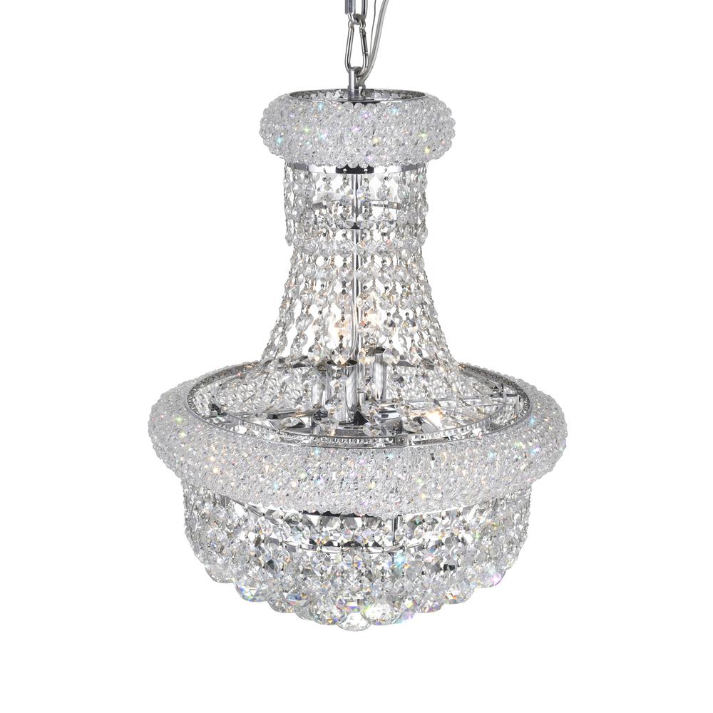 Empire 6 Light Chandelier With Chrome Finish. Picture 2