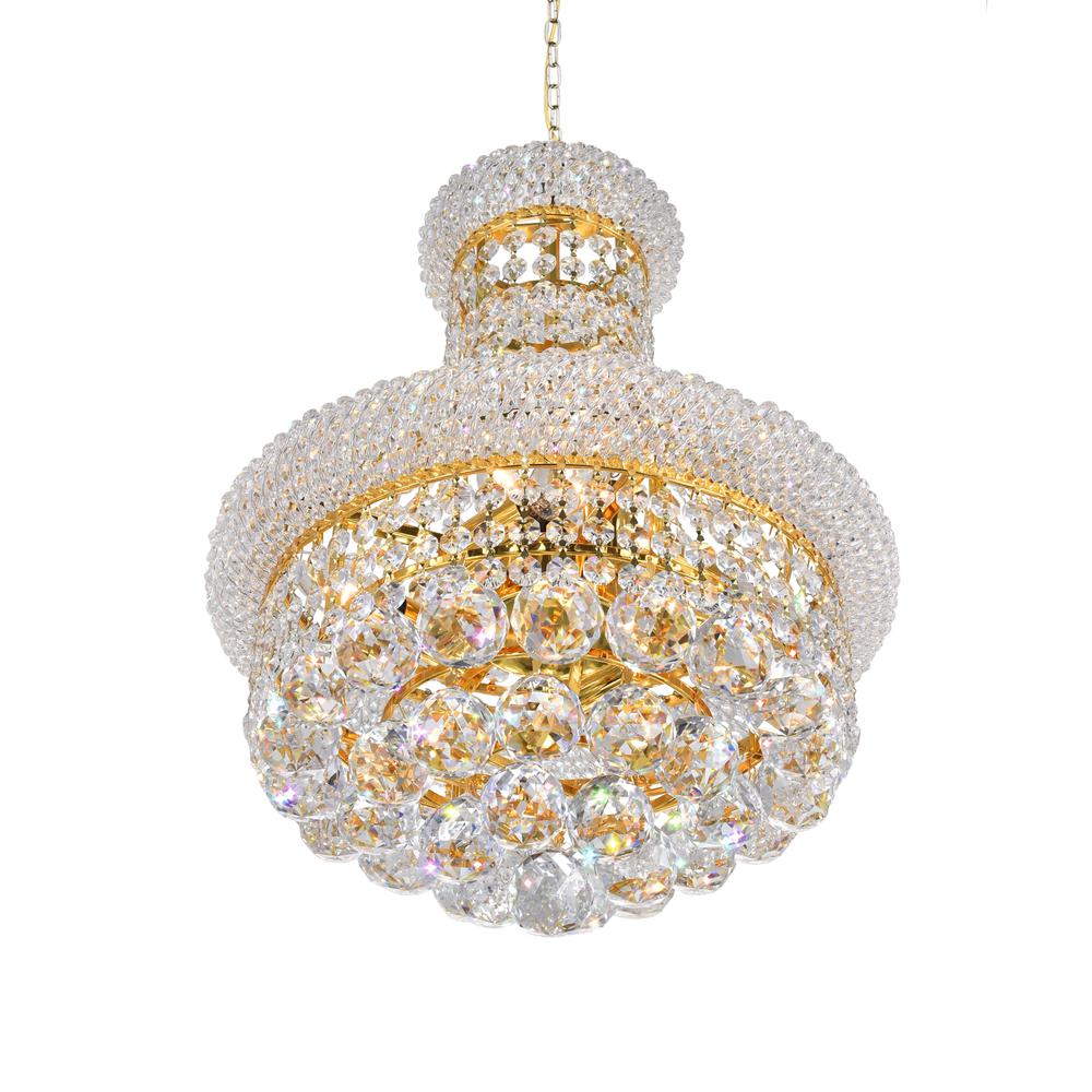 Empire 6 Light Chandelier With Gold Finish. Picture 2