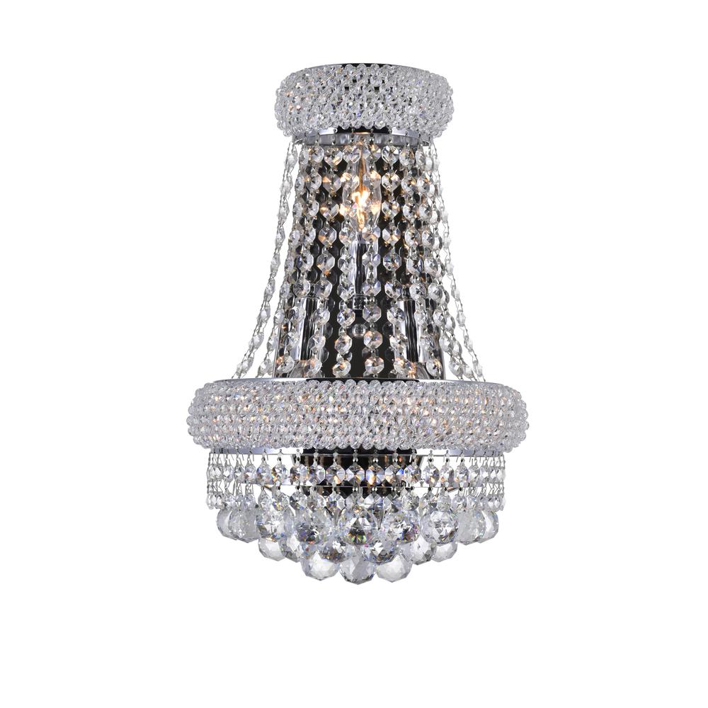Empire 3 Light Wall Sconce With Chrome Finish. Picture 4