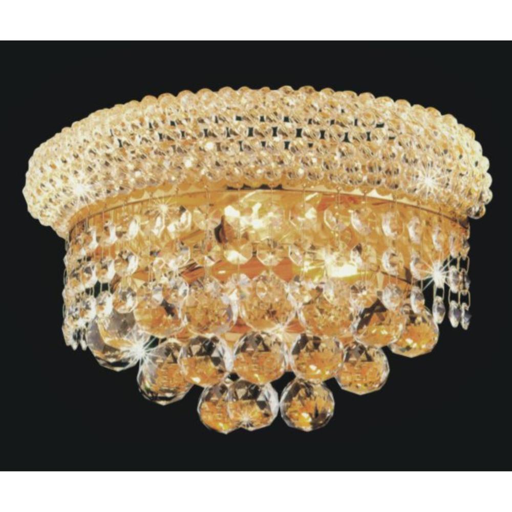Empire 2 Light Wall Sconce With Gold Finish. Picture 4