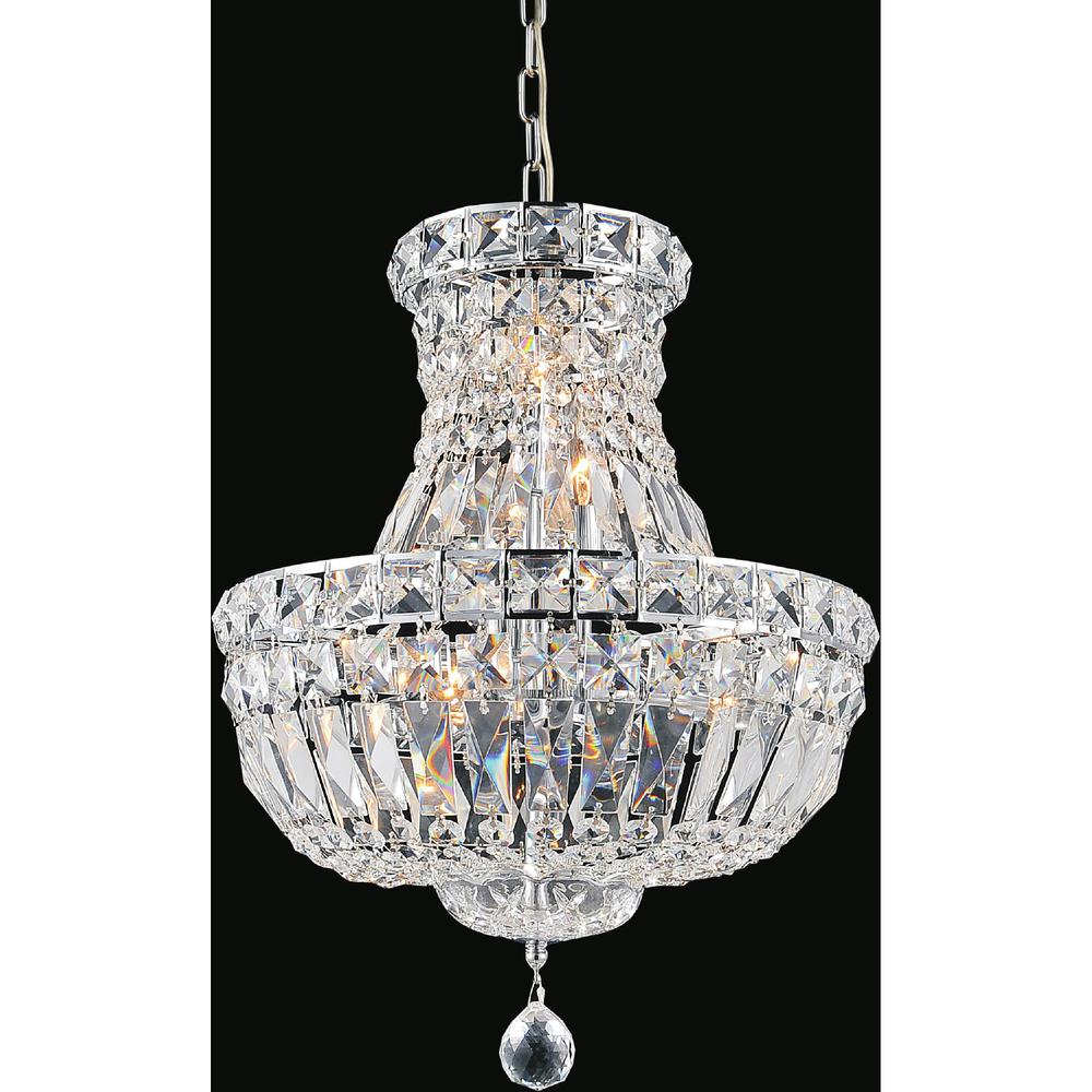 Stefania 4 Light Mini Chandelier With Chrome Finish. Picture 2