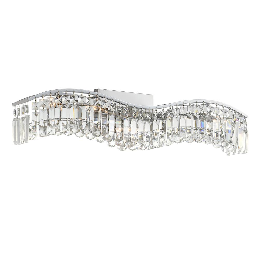 Glamorous 5 Light Vanity Light With Chrome Finish. Picture 1