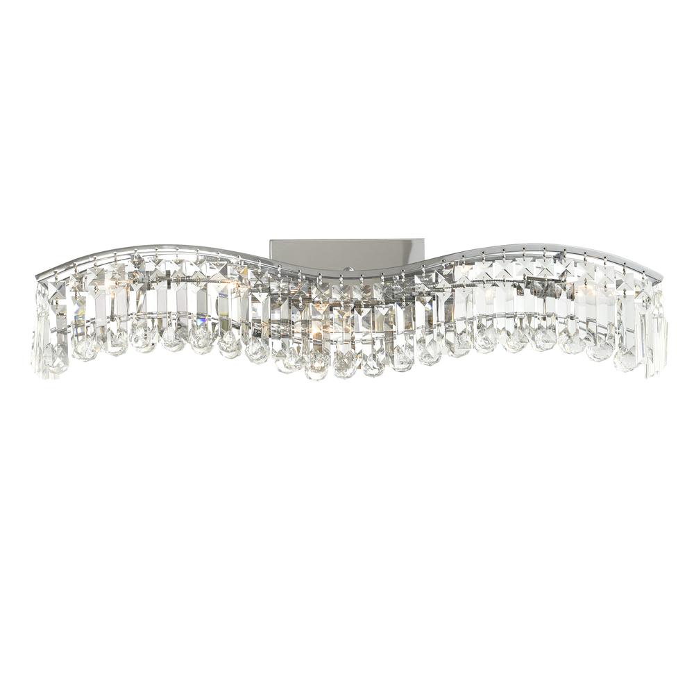 Glamorous 5 Light Vanity Light With Chrome Finish. Picture 2