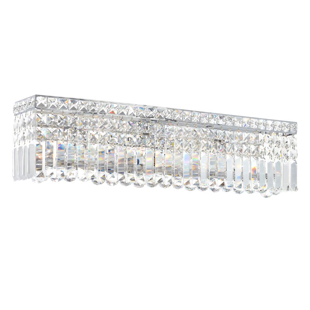 Colosseum 6 Light Vanity Light With Chrome Finish. Picture 1