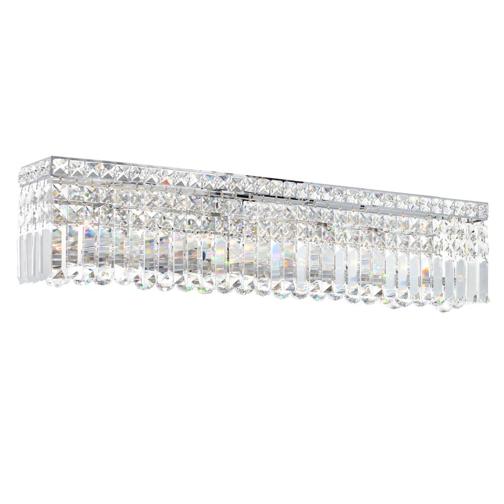 Colosseum 7 Light Vanity Light With Chrome Finish. Picture 1