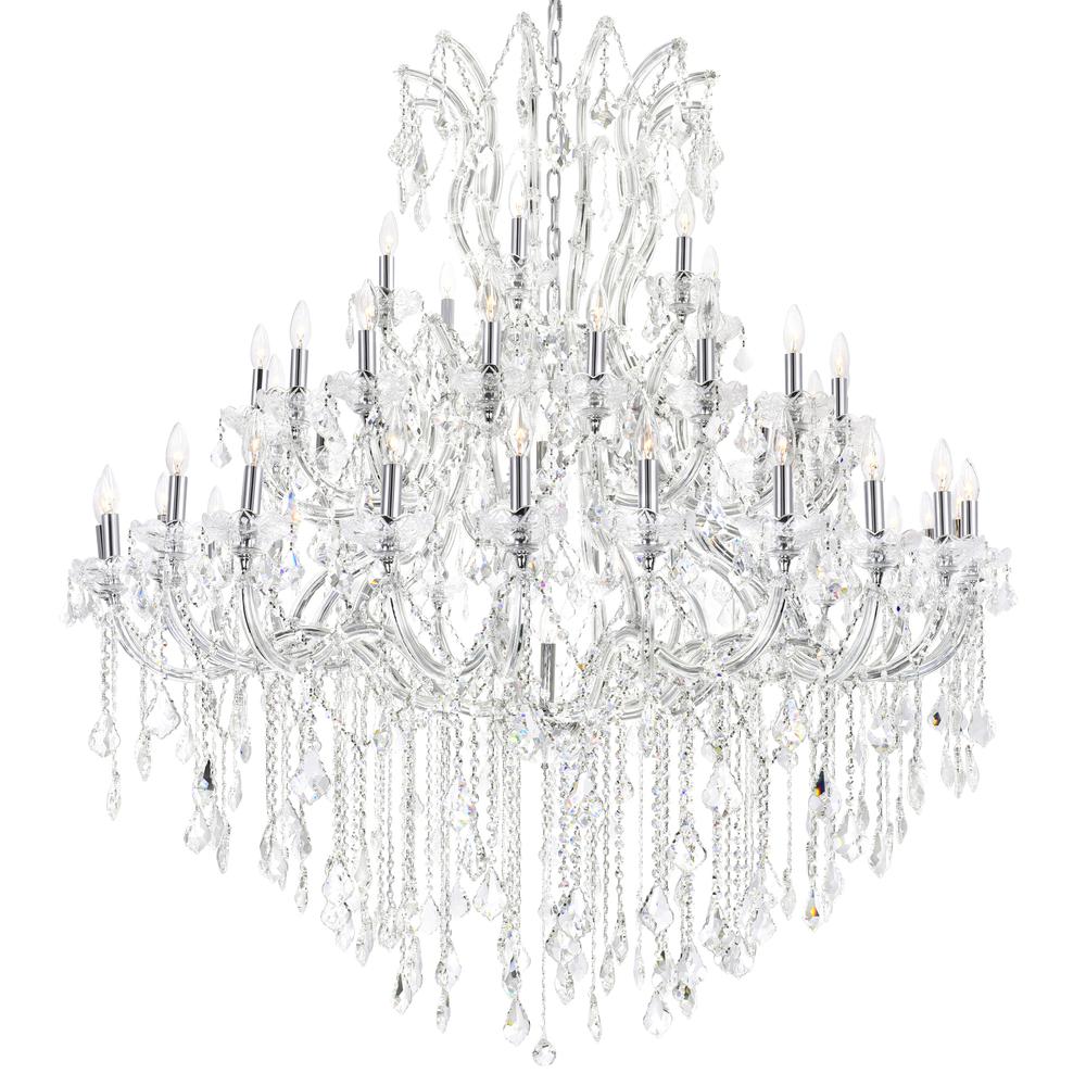 Maria Theresa 49 Light Up Chandelier With Chrome Finish. Picture 1