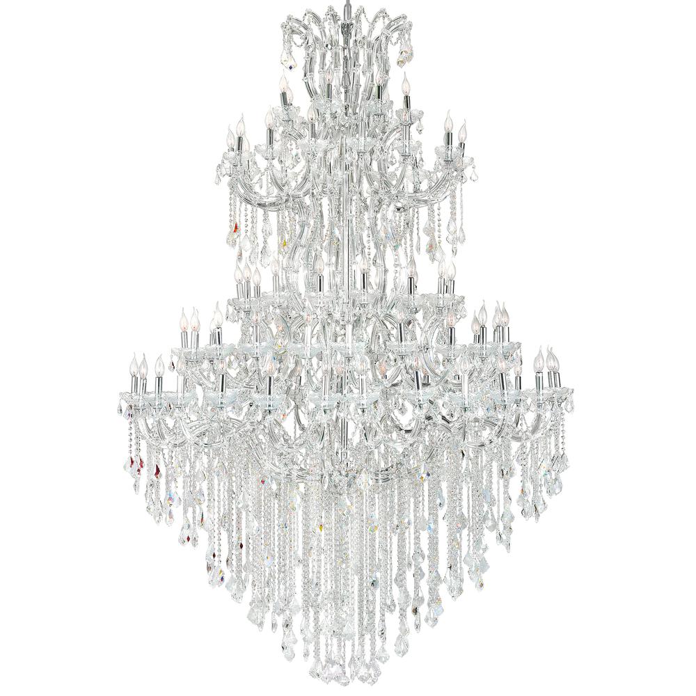 Maria Theresa 84 Light Up Chandelier With Chrome Finish. Picture 2