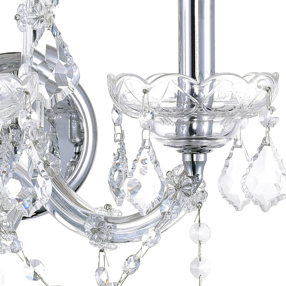 Maria Theresa 2 Light Wall Sconce With Chrome Finish. Picture 3