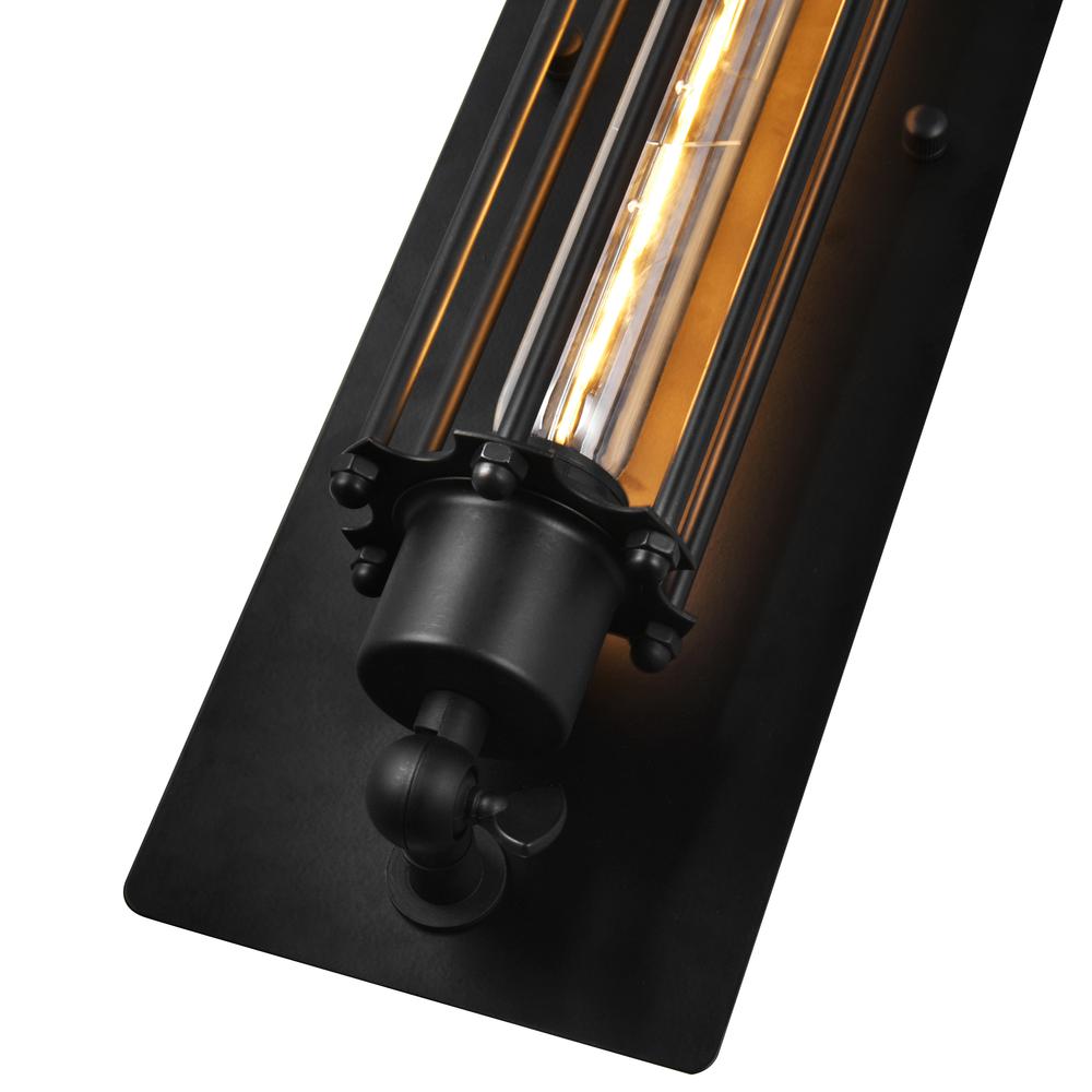 Kiera 1 Light Wall Sconce With Black Finish. Picture 5