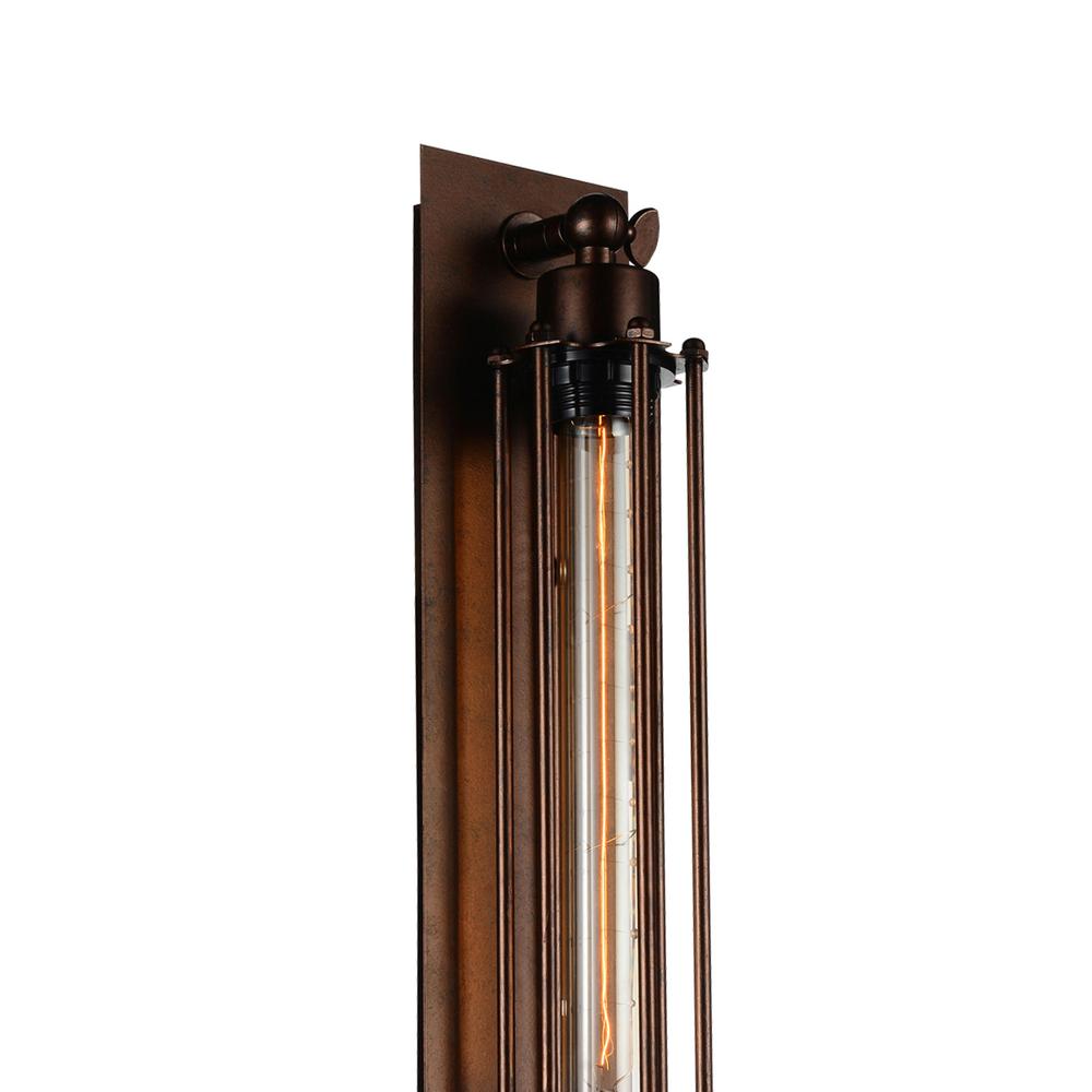 Kiera 1 Light Wall Sconce With Chocolate Finish. Picture 3