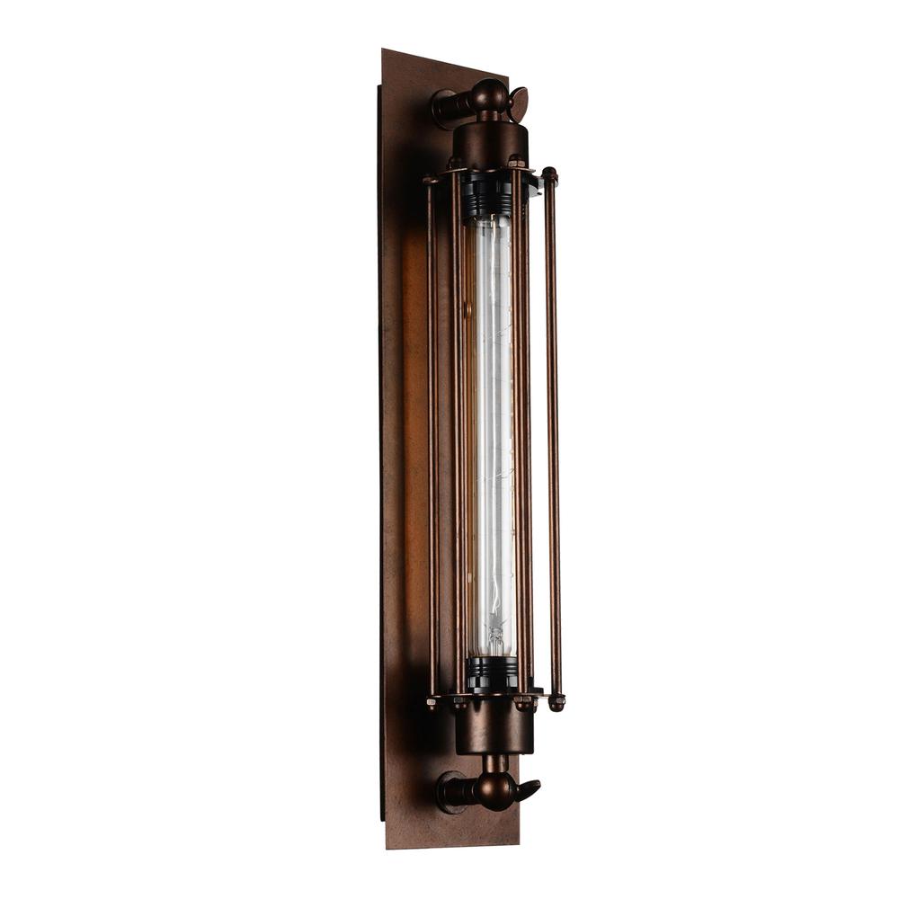 Kiera 1 Light Wall Sconce With Chocolate Finish. Picture 5