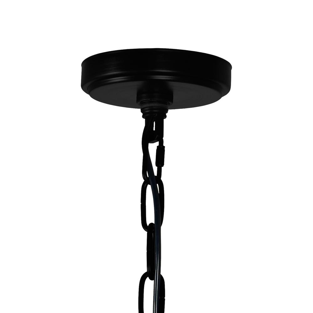 Amazon 4 Light Up Pendant With Black Finish. Picture 5