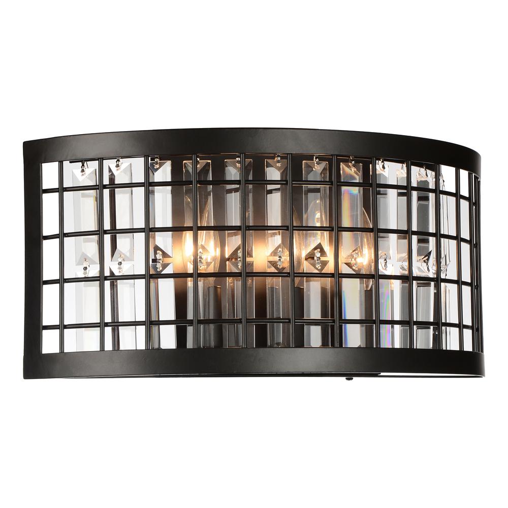 Meghna 3 Light Wall Sconce With Brown Finish. Picture 1