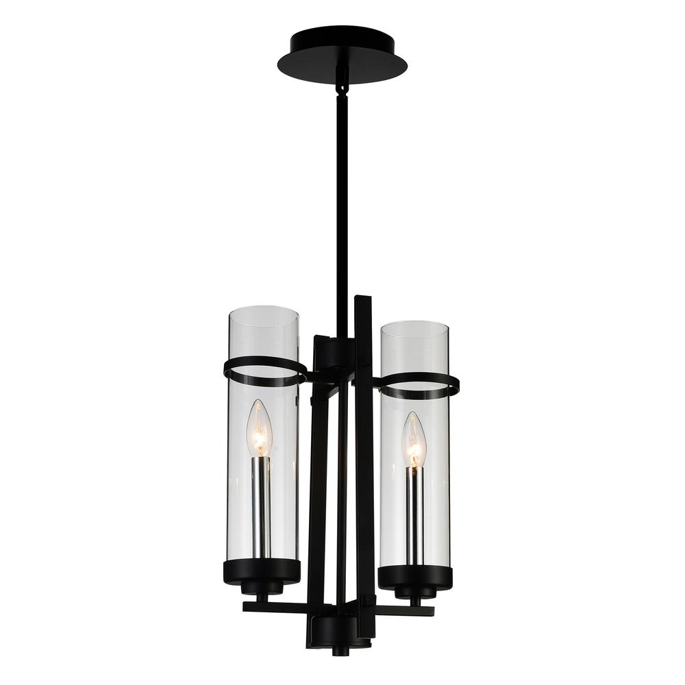 Sierra 2 Light Up Mini Pendant With Black Finish. Picture 1