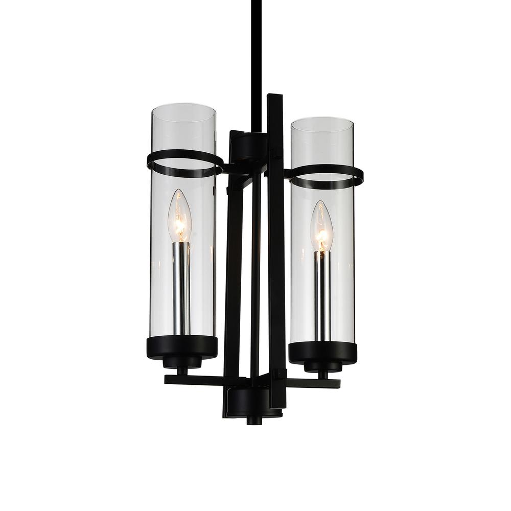 Sierra 2 Light Up Mini Pendant With Black Finish. Picture 2
