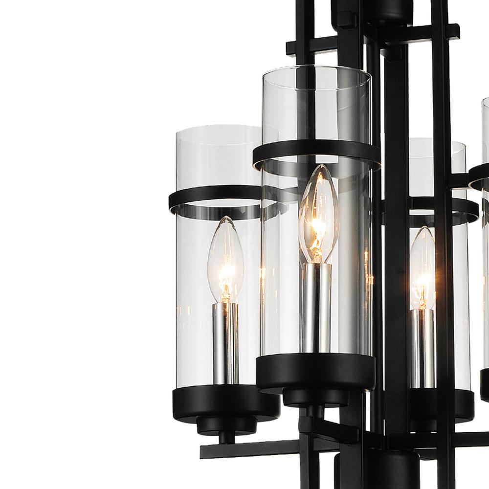 Sierra 4 Light Up Mini Pendant With Black Finish. Picture 4