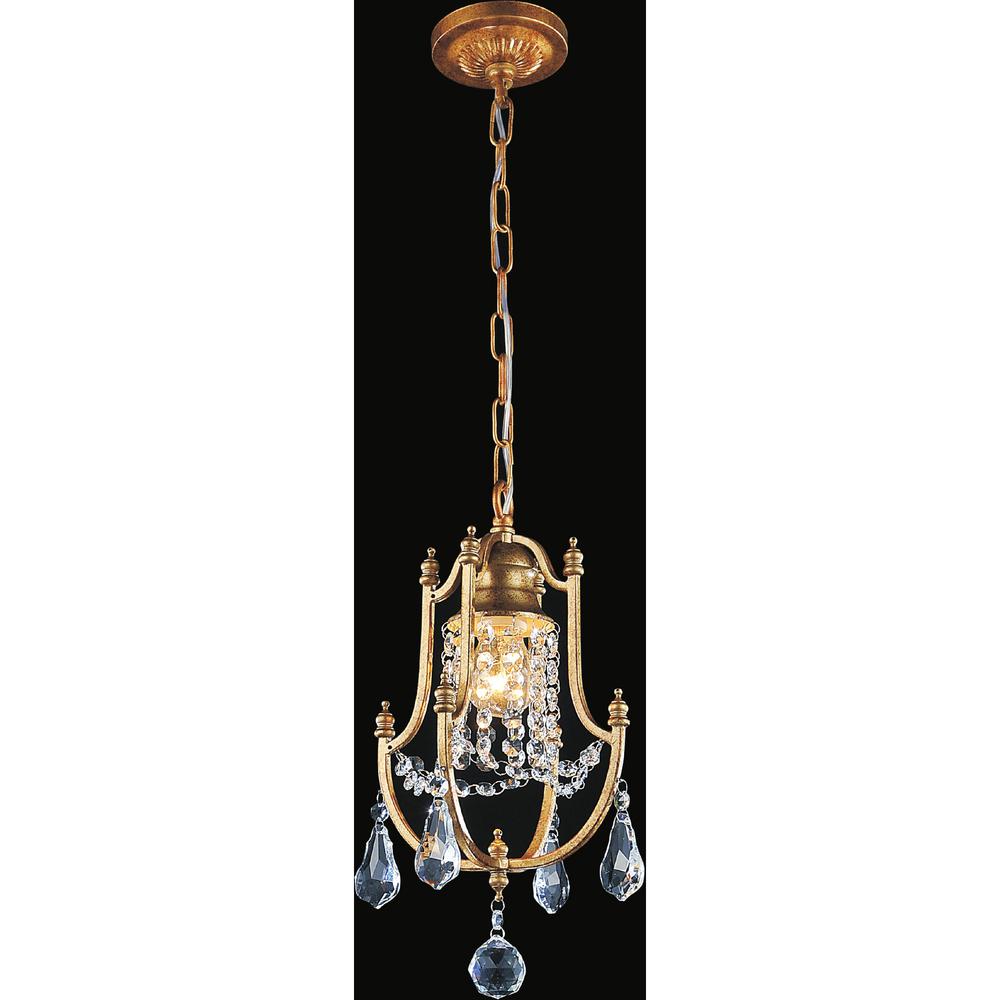 Electra 1 Light Up Mini Pendant With Oxidized Bronze Finish. Picture 1