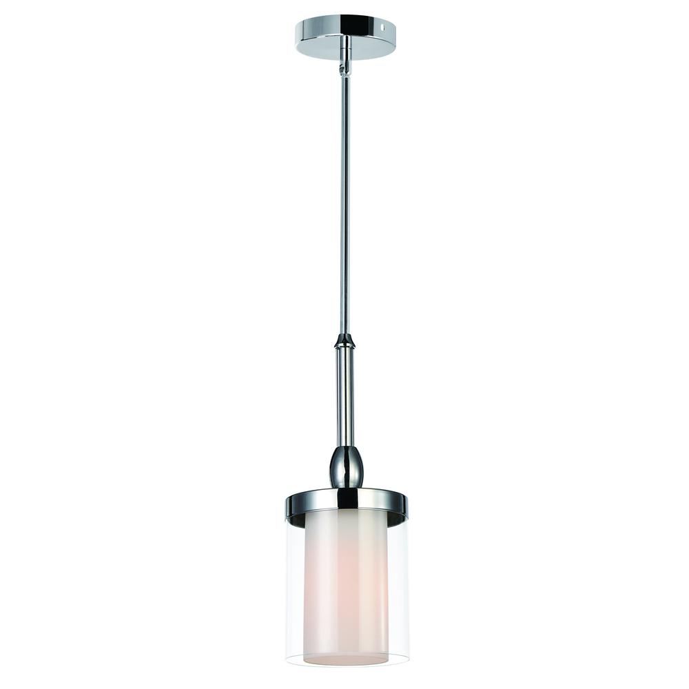 Maybelle 1 Light Candle Mini Chandelier With Chrome Finish. Picture 1