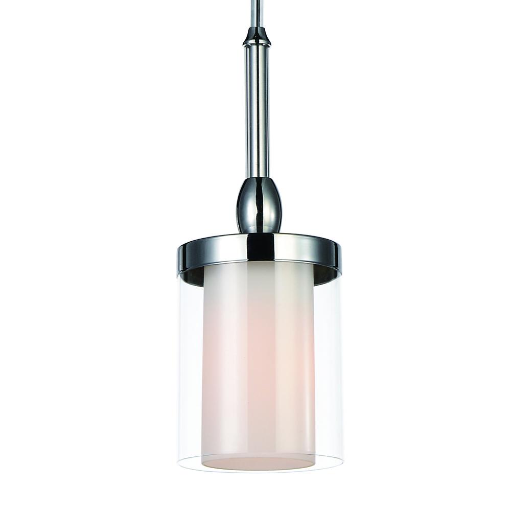 Maybelle 1 Light Candle Mini Chandelier With Chrome Finish. Picture 2