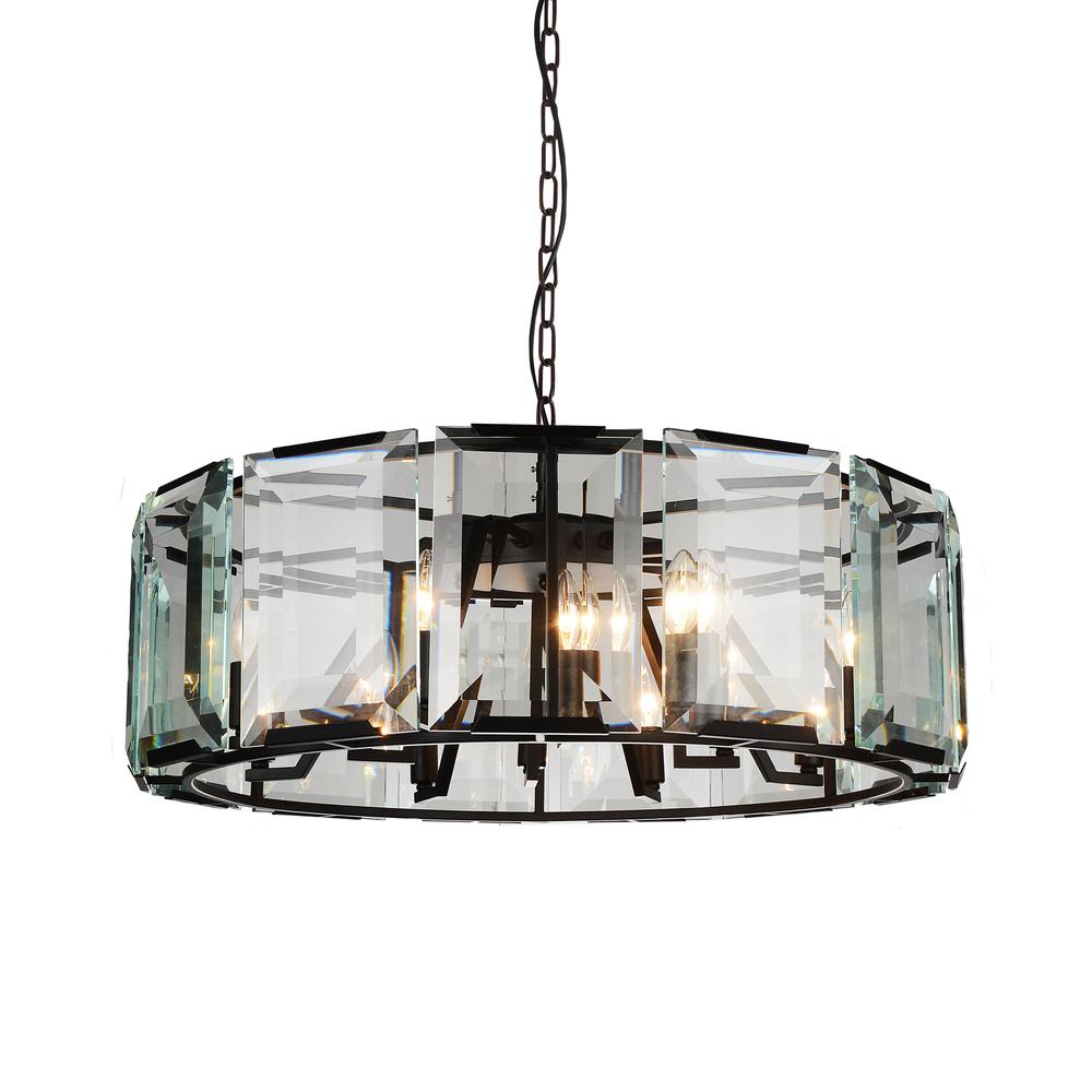 Jacquet 18 Light Chandelier With Black Finish. Picture 1