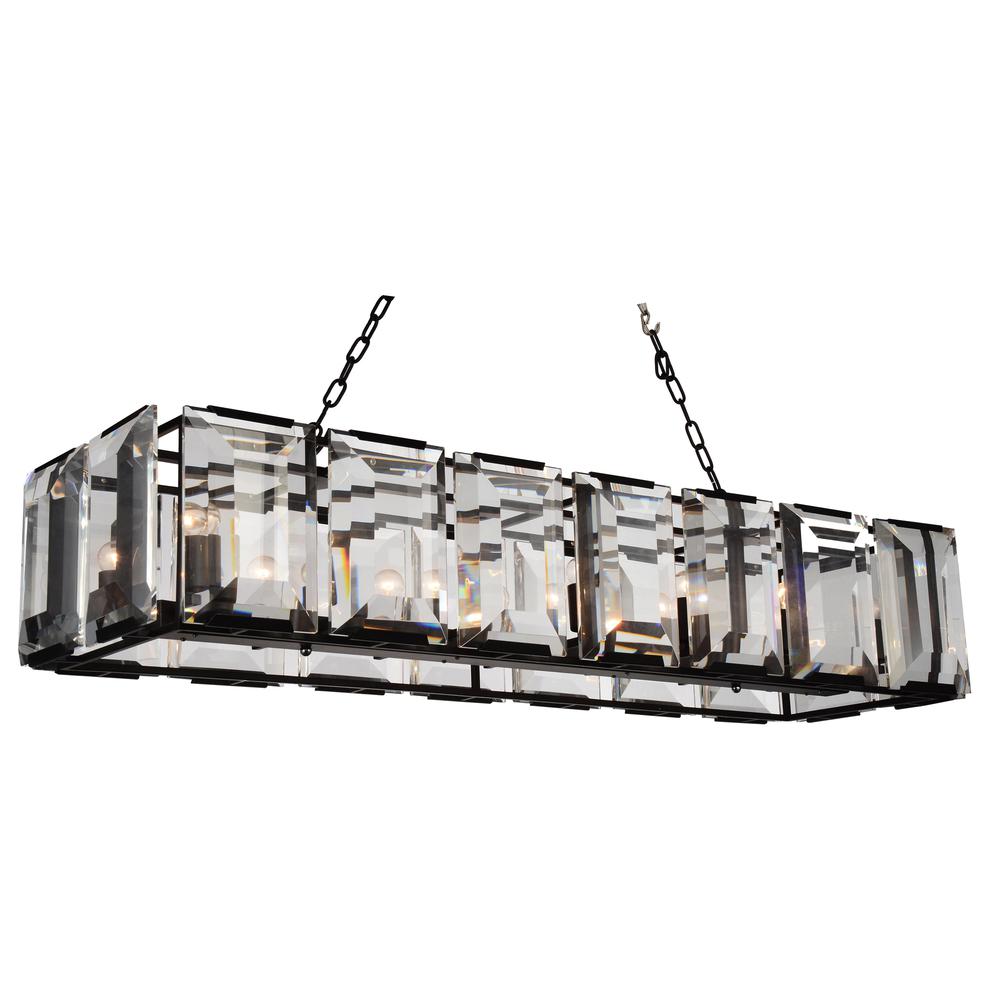 Jacquet 14 Light Chandelier With Black Finish. Picture 1