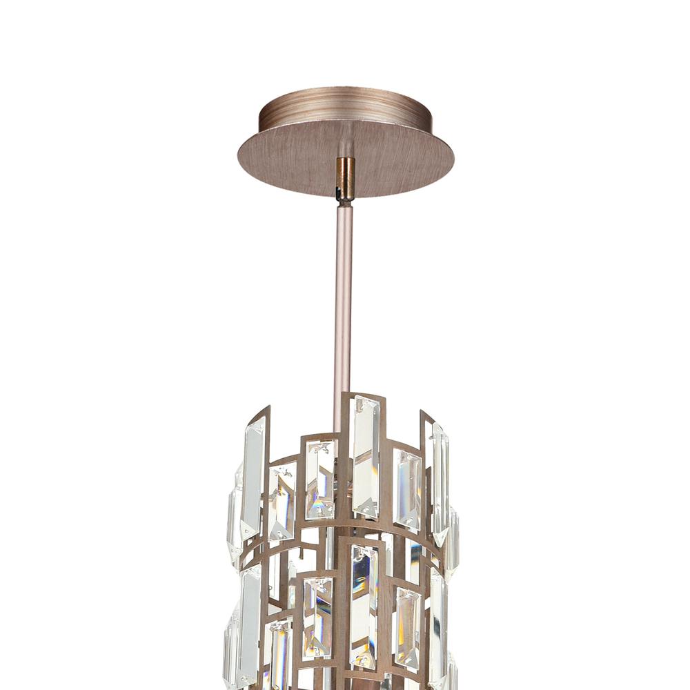 Quida 18 Light Down Chandelier With Champagne Finish. Picture 4