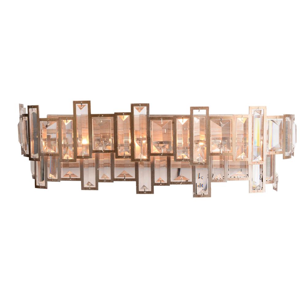 Quida 4 Light Wall Sconce With Champagne Finish. Picture 1