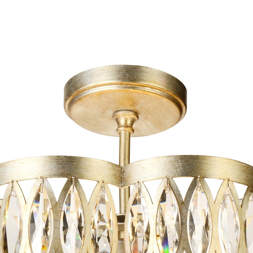 Nova 6 Light Chandelier With Champagne Finish. Picture 5